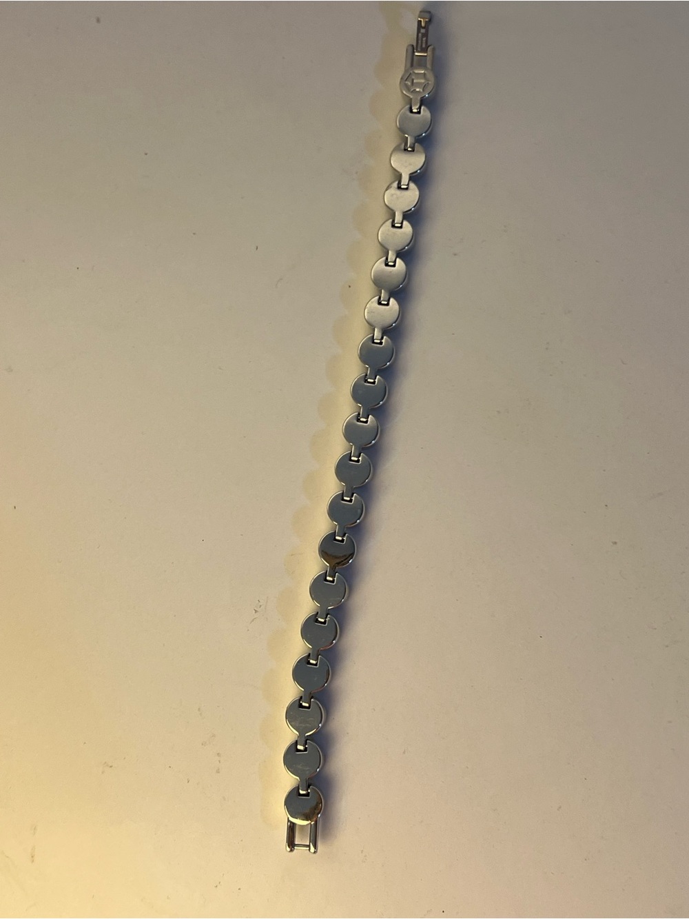 Touchstone Crystal Silver Bracelet with Blue, Amber and Champagne Crystals - Picture 4 of 7
